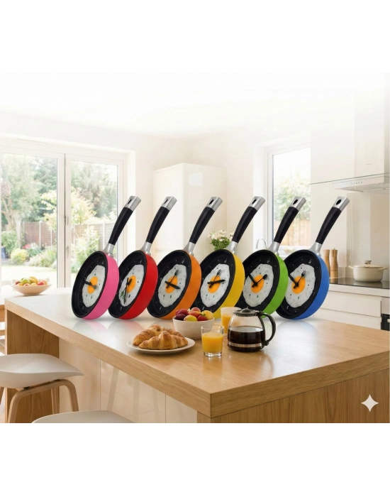 Tava Konseptli Duvar Saati