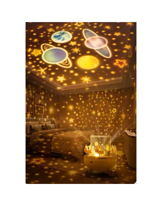 Tavşan Atlıkarınca Multifonksiyon Projektör