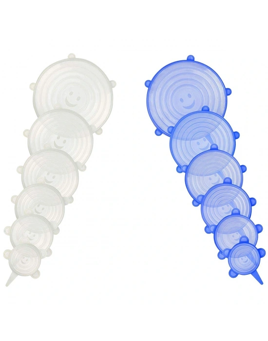 Tazeliği Koruyan 6 Lı Silikon Strech Kapaklar