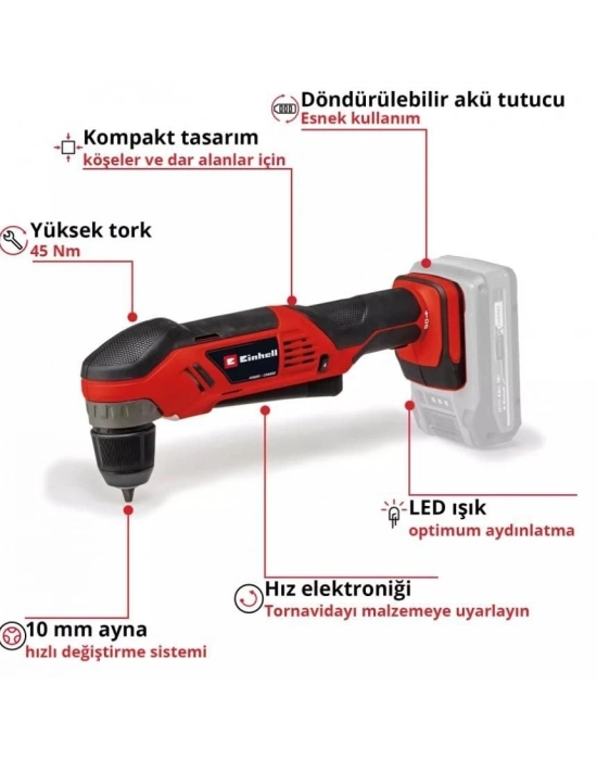 ®  TE AD 18 Li  Solo Dik Açılı Vidalama