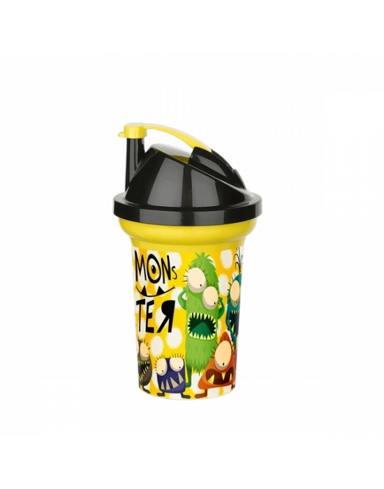 Tedy Pipetli Çocuk Içecek Bardağı Desenli Bardak 300ml