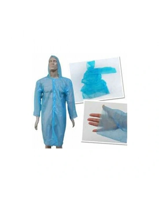 Tek Kullanımlık Çıtçıtlı Yağmurluk