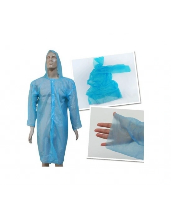 Tek Kullanımlık Çıtçıtlı Yağmurluk ( 5 Adet )