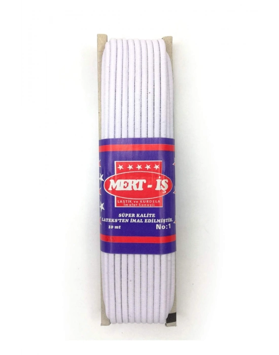 Tekis Lastik Çamaşır Don Etek Bel Paça Lastiği 10 Metre