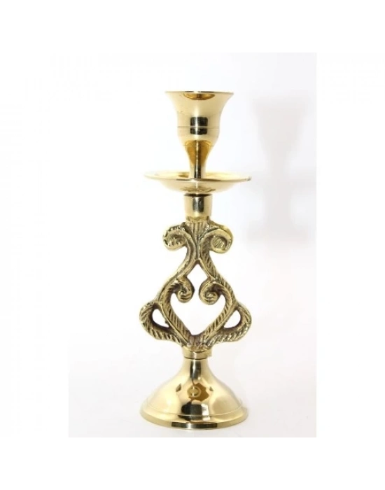 Tekli Pirinç Şamdan Model 5