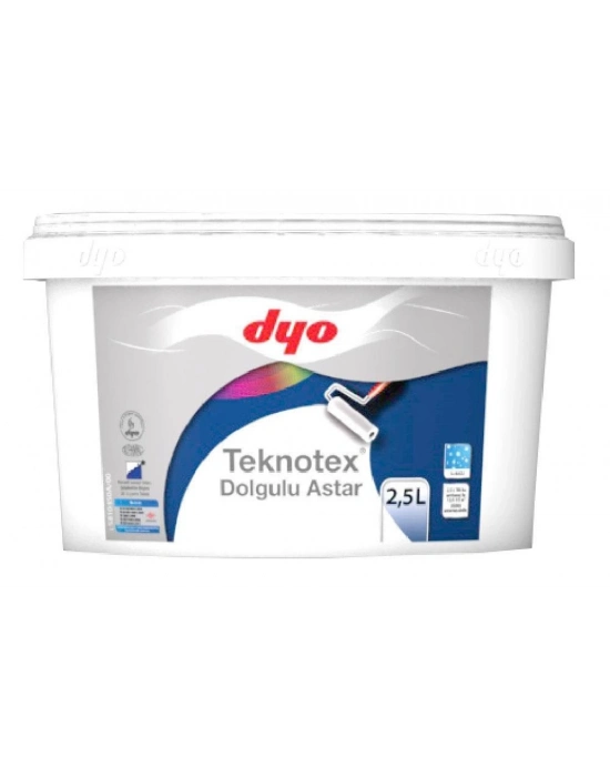 ®  Teknotex Dolgulu Dış Cephe Astarı 2,5 Litre Beyaz