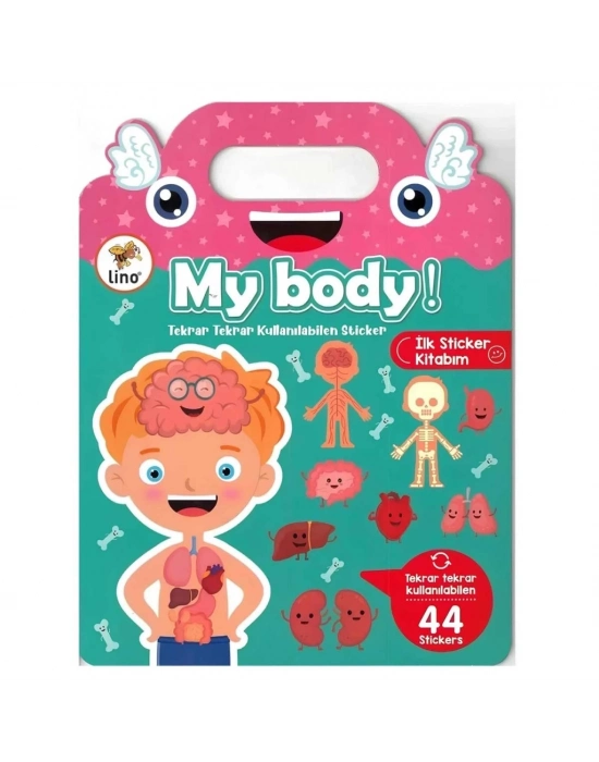 Tekrar Kullanılabilen İlk Sticker Kitabım My Body