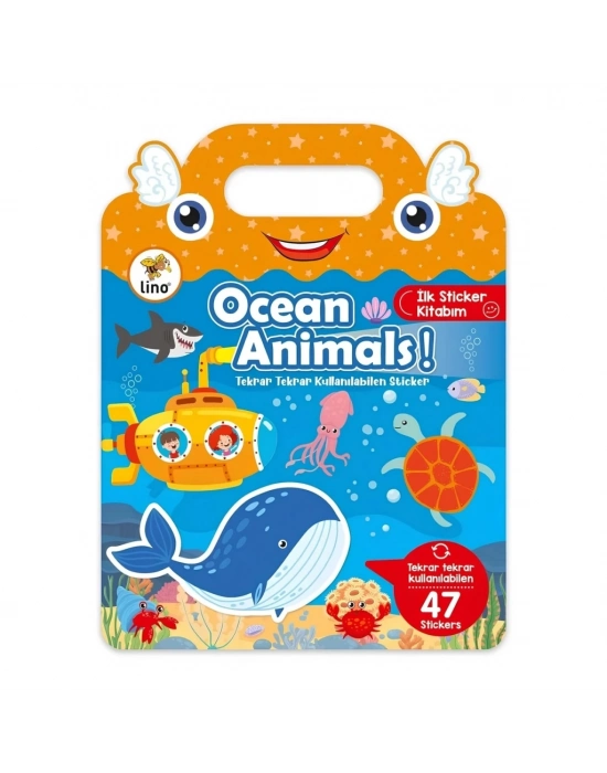 Tekrar Kullanılabilen İlk Sticker Kitabım Ocean Animals