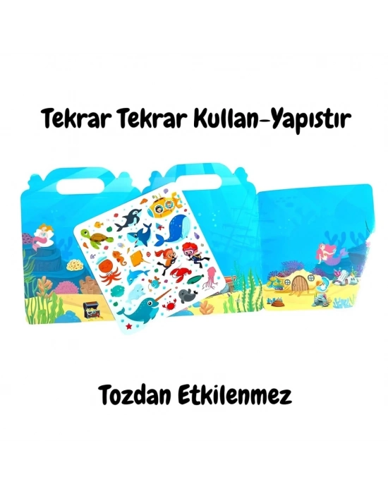 Tekrar Kullanılabilen İlk Sticker Kitabım Ocean Animals