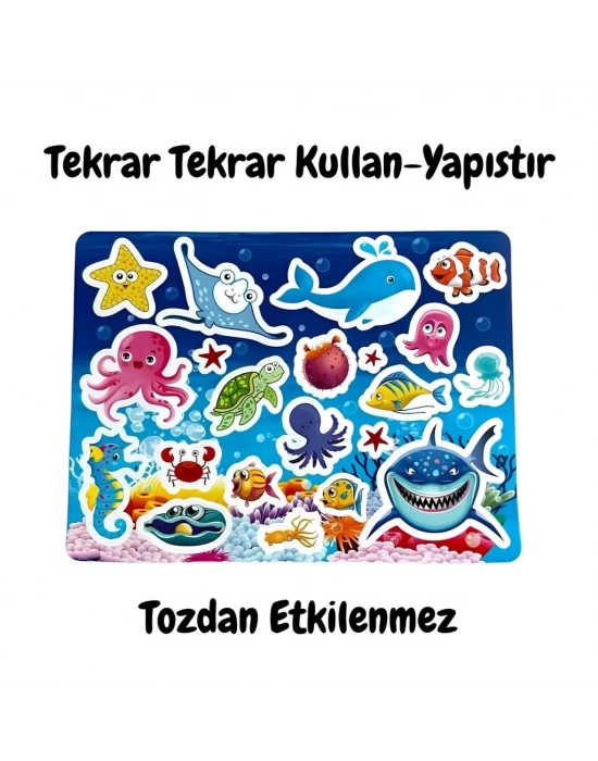 Tekrar Kullanılabilen Sticker Seaworld