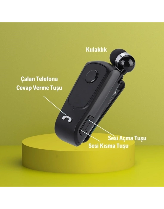 ®  Telefon Bağlantılı Makaralı Kulaklıklı Bluetooth Kulaklık