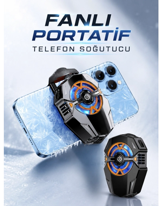 Telefon Soğutucu Fanlı Güçlü Motor Radyotör Soğutucu