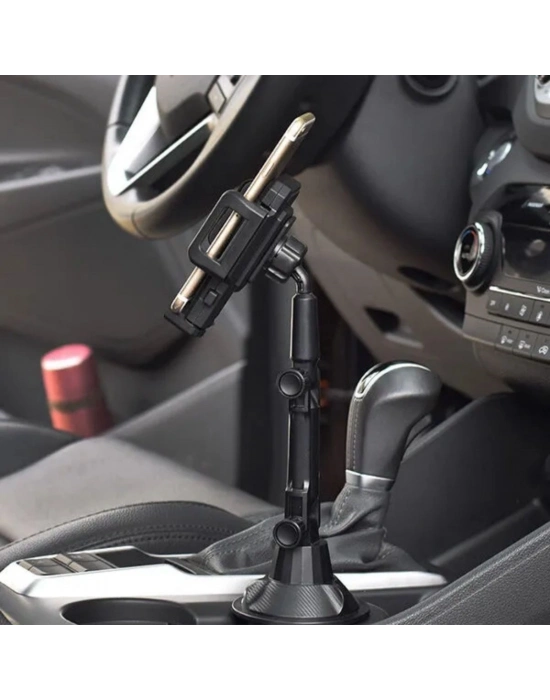 ®  Teleskopik Araç Bardak Yerine Giren Telefon Tutucu