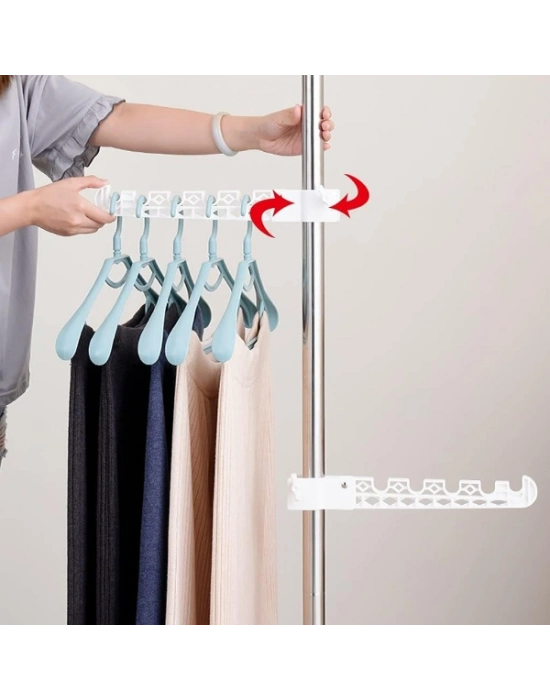 Teleskopik Giysi ve Çamaşır Askısı