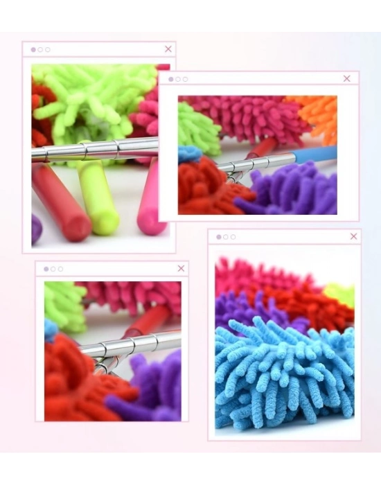 Teleskopik Mikrofiber Toz Alma Fırçası