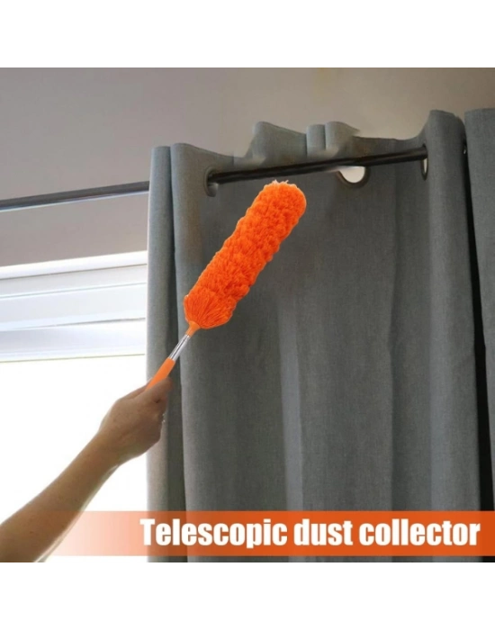 Teleskopik Saplı Mikrofiber Toz Püskülü