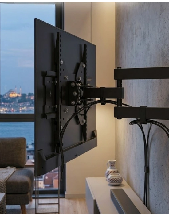 Televizyon Duvar Askı Aparatı Hareketli 27 55 İnç TV Askı Aparatı