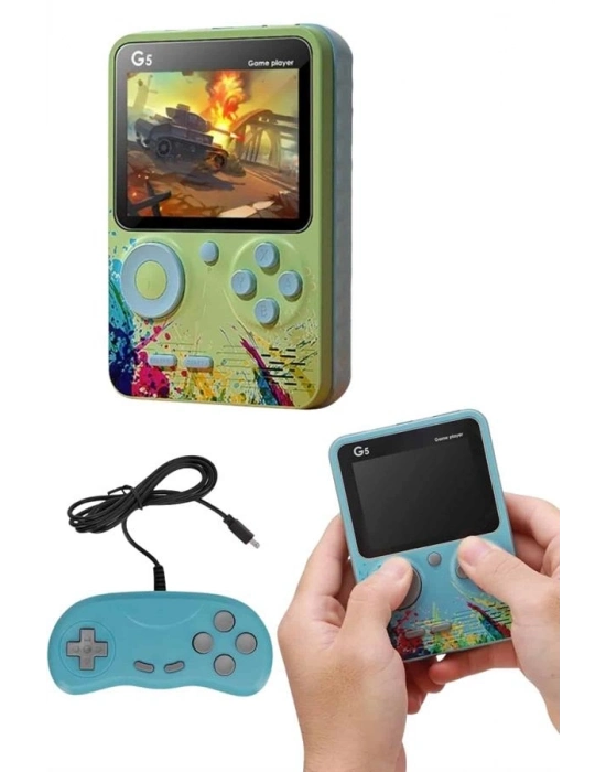 Televizyona Bağlanan Çift Joystick Taşınabilir Klasik Retro Oyunlu
