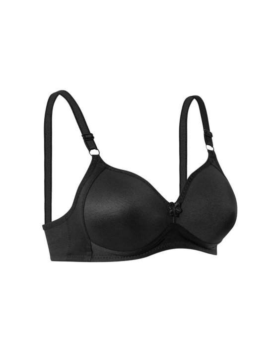 Telsiz Silikonlu Toparlayıcı Sütyen Siyah
