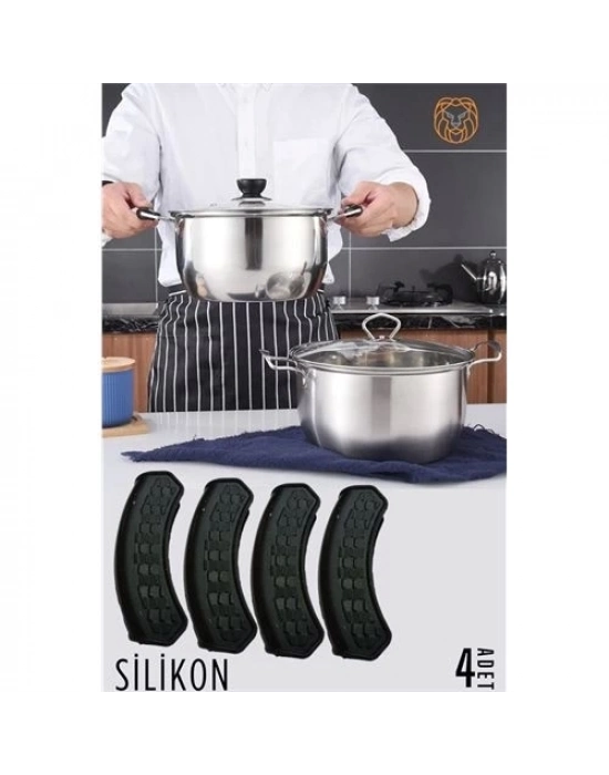 Tencere Tutucu Silikon 4 ADET