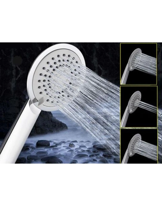 Terapi Etkili Örgülü 3 Fonksiyonlu Duş Seti