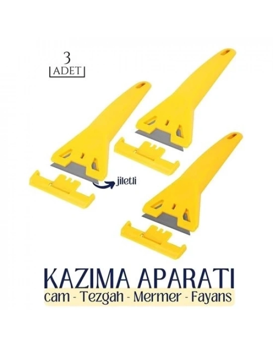 Tezgah Mermer Fayans Harç Kazıma Jileti