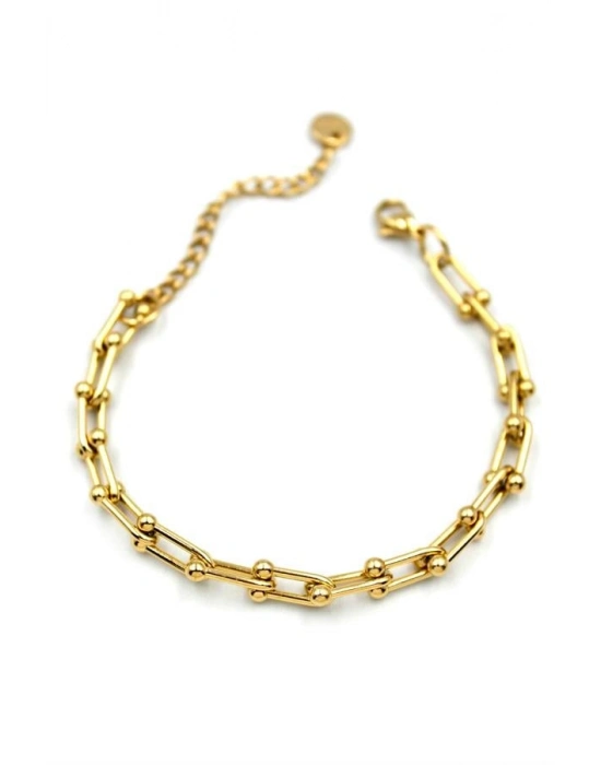 Tf Zincir Bileklik - Altın