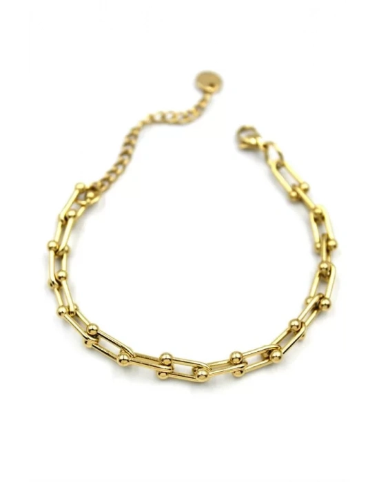 Tf Zincir Bileklik - Altın