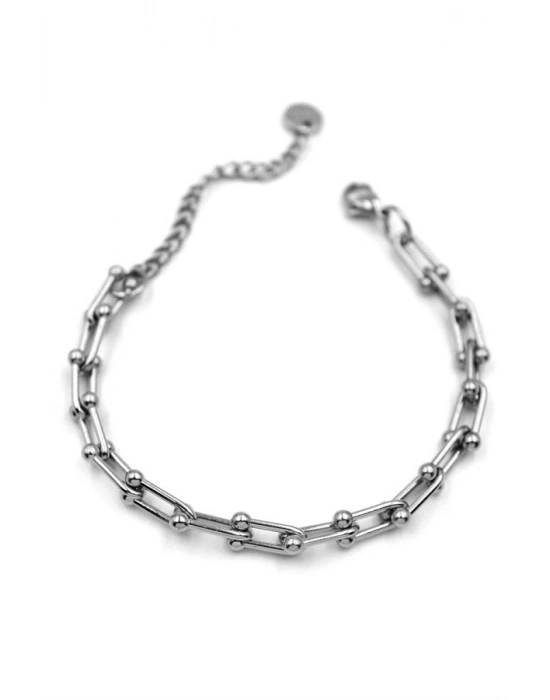 Tf Zincir Bileklik - Gümüş