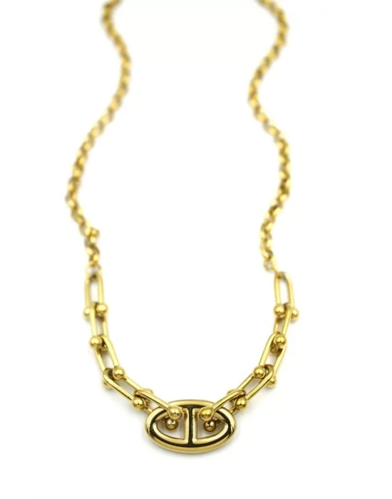 Tf Zincir Kolye - Altın