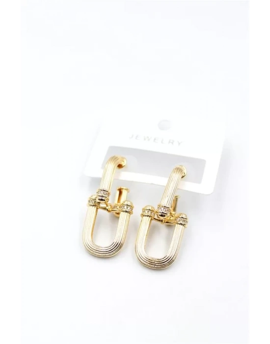 Tf Zincir Küpe - Altın