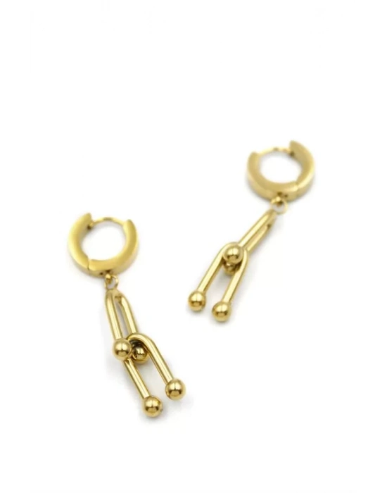 TF Zincir Küpe - Altın