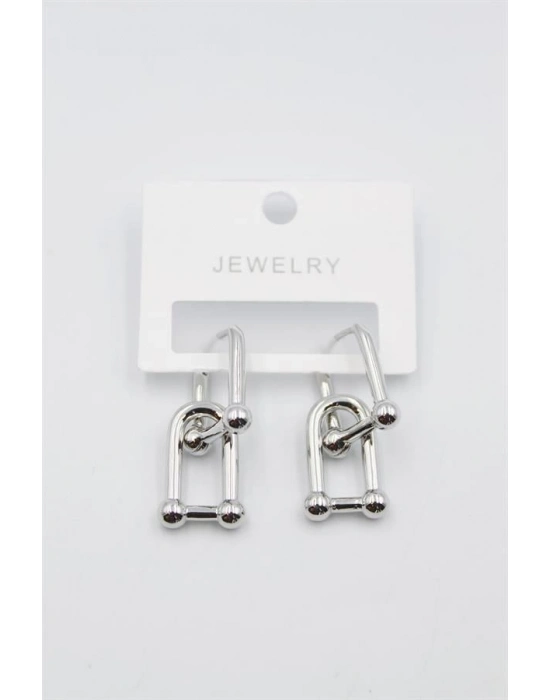 TF Zincir Küpe - Gümüş