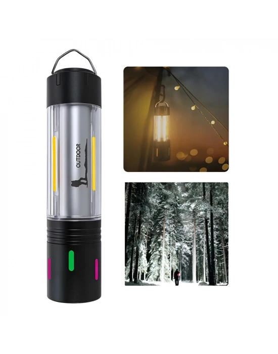 Tg Led Şarjlı Kamp Lambası Ortam Odak Aydınlatma Wt-736