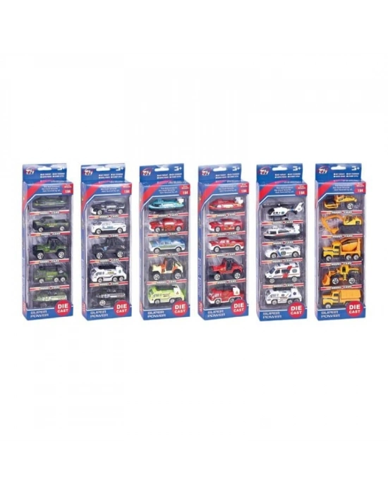 TH733 - İŞ ARAÇLARI 5 Lİ ARABA SETİ