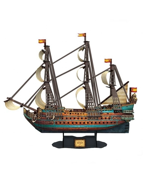 The Spanish Armada San Felipe 3D Puzzle