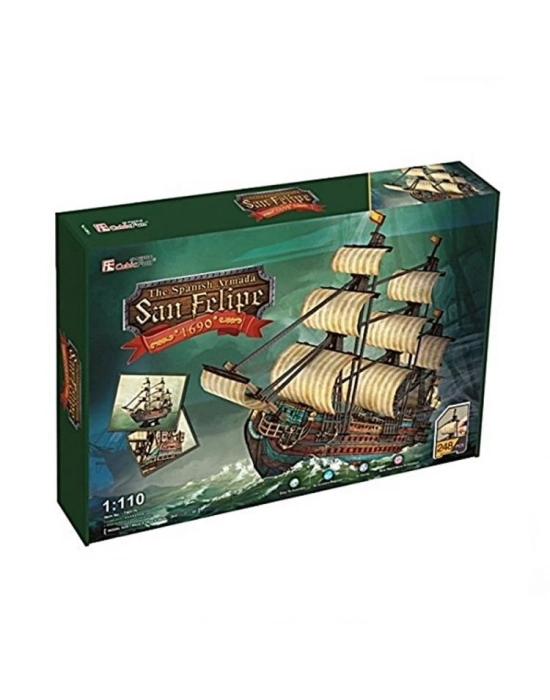 The Spanish Armada San Felipe 3D Puzzle