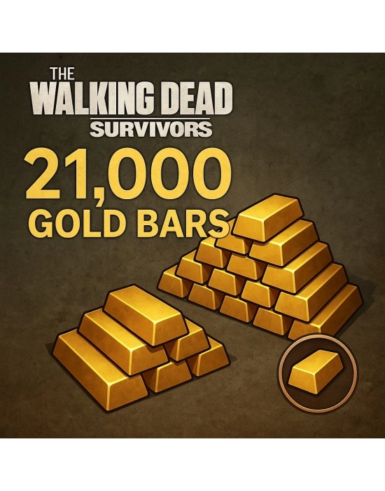 The Walking Dead: Survivors 21000 Gold Bar