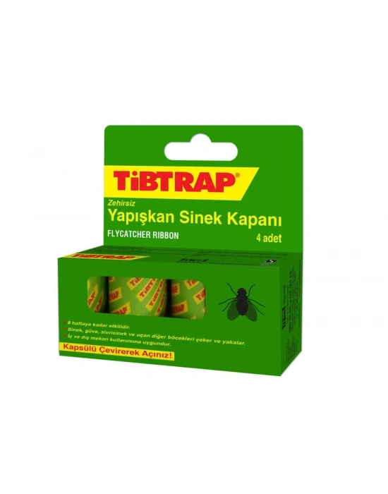 Tibtrap Yapışkan Sinek Kapanı 4 Lü