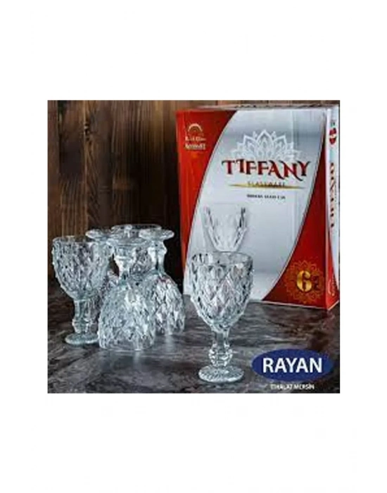 Tiffany 6lı Lüx Ayaklı Bardak Royaleks-82628