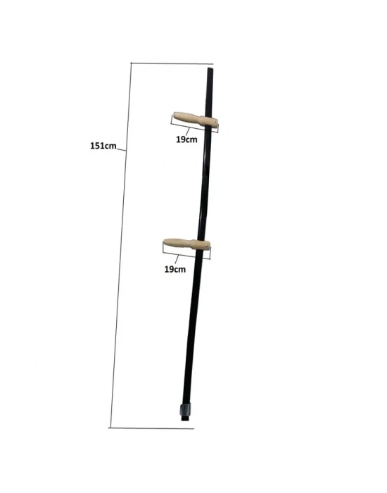 Tırpan Sapı Takımı - Metal Sap, Elcik, Bilezik Ve Alyan