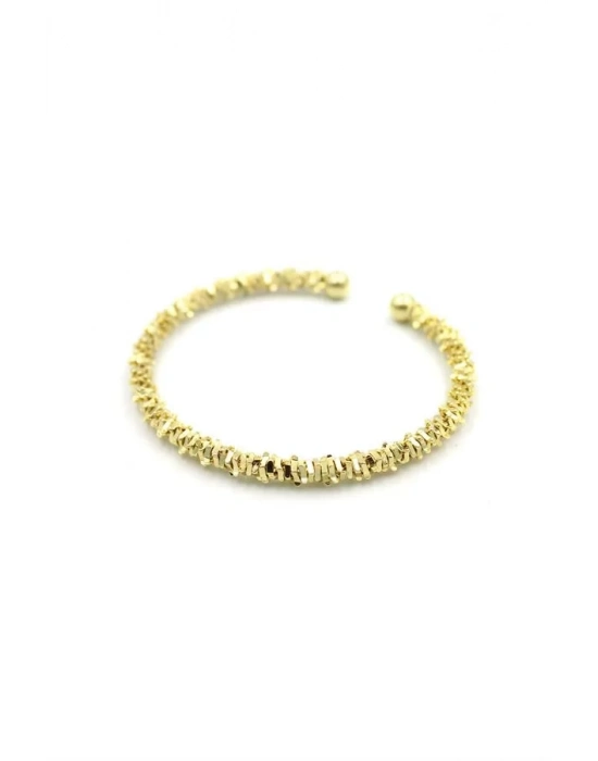 Tırtıklı Bilezik - Altın
