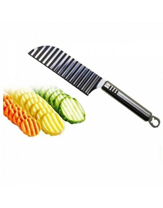 Tırtıklı Patates Kesme Bıçağı - Şekilli Sebze Ve Meyve Dilimleyici