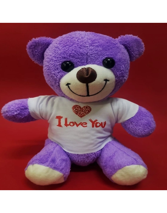 Tişörtlü Mor Ayı