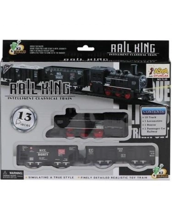 ® TL05 13 PARÇA IŞIKLI KLASİK TREN- ŞİM
