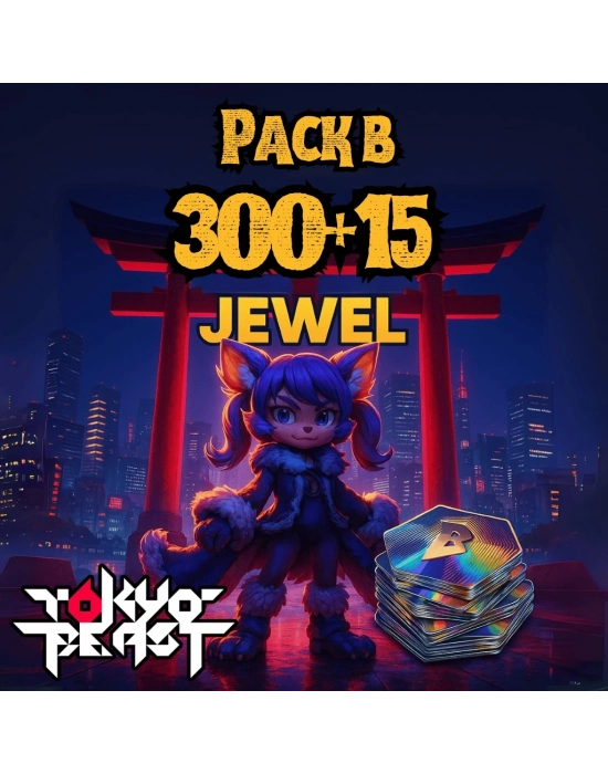 Tokyo Beast Jewel Pack B - 300+15 Jewels