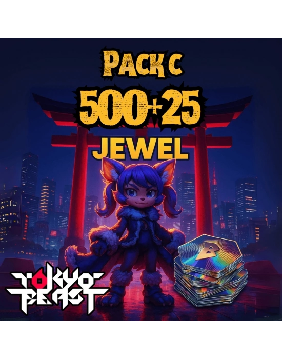 Tokyo Beast Jewel Pack C - 500+25 Jewels