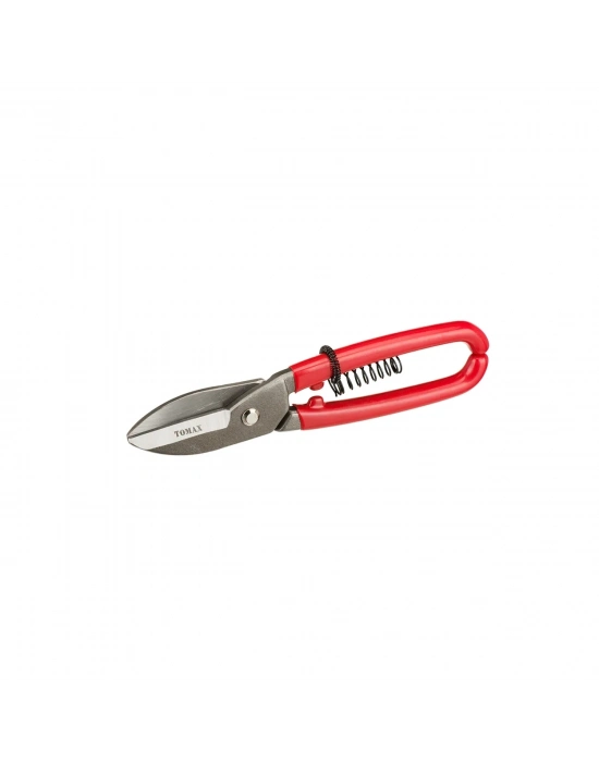 Tomax Yaylı Tenekeci Makası - 250 Mm, Pvc İzoleli