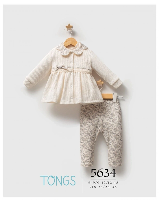 Tongs Baby Little Honey 3lü Takım 5634 Ekru