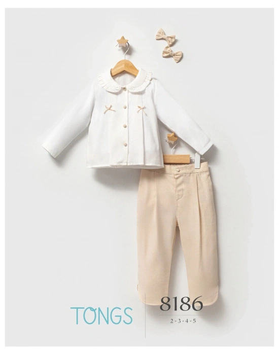 Tongs Üçlü Takım 8186 Bej